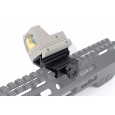 Atlas Custom Works 45° Angle Base Offset Mount for Picatinny Rails - (Black)