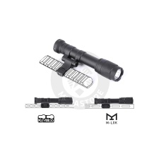 Atlas Custom Works M640U Scout Light PRO Rail Mount LED Flashlight - (Black)