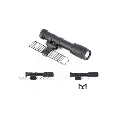 Atlas Custom Works M640U Scout Light PRO Rail Mount LED Flashlight - (Black)