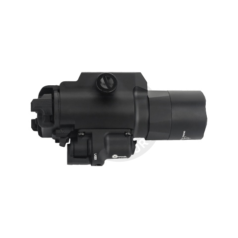 Atlas Custom Works X400 Ultra Tactical LED Rail Mount Light w/ Green Laser (Black)