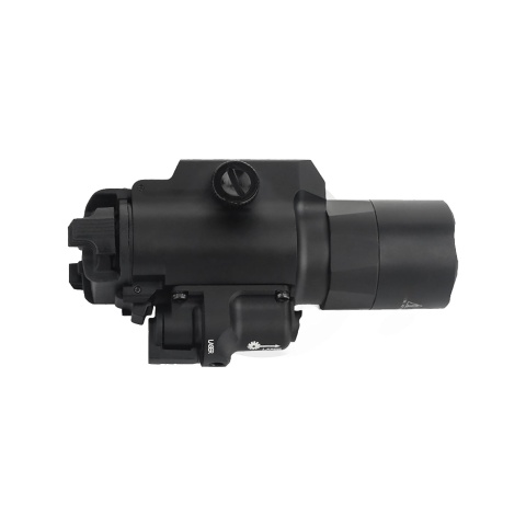 Atlas Custom Works X400 Ultra Tactical LED Rail Mount Light w/ Green Laser (Black)