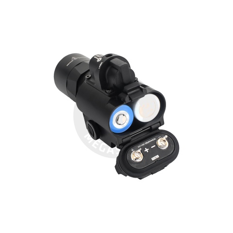 Atlas Custom Works X400 Ultra Tactical LED Rail Mount Light w/ Green Laser (Black)