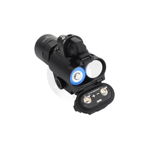 Atlas Custom Works X400 Ultra Tactical LED Rail Mount Light w/ Green Laser (Black)