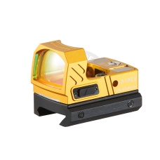 Atlas Custom Works XR5 Solar Powered Mini Red Dot Sight - (Gold)