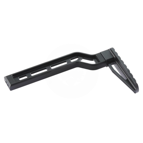 Atlas Custom Works Modular Folding Stock with 1913 Picatinny Rail Folding Mech - (Black)