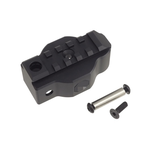 Atlas Custom Works 1913 Rail Stock Adapter for Tokyo Marui Next Gen MP5 AEG Airsoft Rifle - (Black)