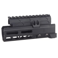Atlas Custom Works MMS Handguard Set for CYMA AKS-74U - (Black)