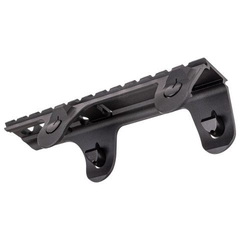 Atlas Custom Works CNC Aluminum Low Profile Rail Claw Mount for MP5 GBB/AEG Airsoft SMG Series - (Black)