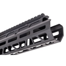 Atlas Custom Works CNC Aluminum 10.1 Inch M LOK Handguard w/ Railed Gas Tube for CYMA AKM AEG Airsoft Rifles - (Black)
