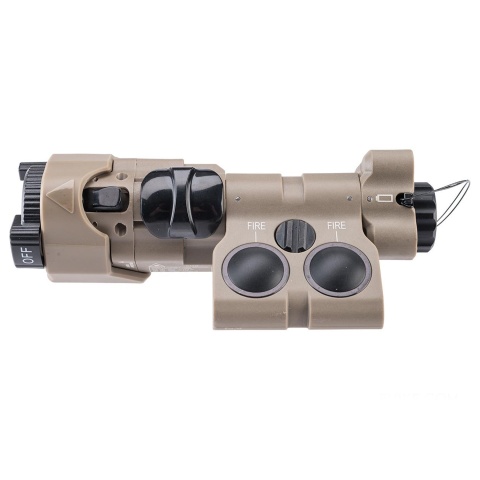 Atlas Custom Works 220 Lumens Offset Modular Airsoft Flashlight Laser and IR Combo