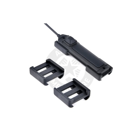 Atlas Custom Works Tactical HL-X Light Nylon Panel For PEQ-15 Pressure Pad Weapon Light Switch Slot 21MM Picatinny Rail - (Black)