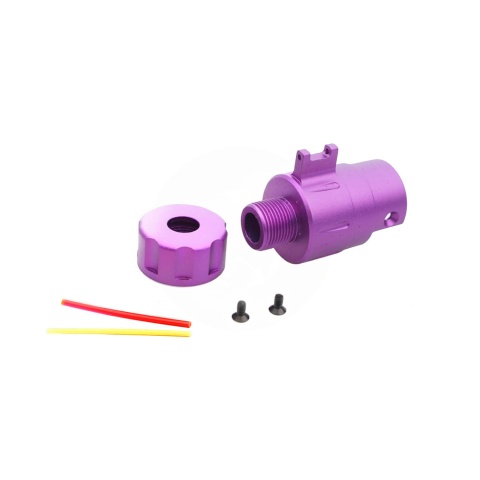 Atlas Custom Works Silencer Adapter Kit for AAP-01 GBB Pistol (Purple)
