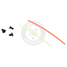 Atlas Custom Works Fiber Ghost Ring Sight Set - (Black)