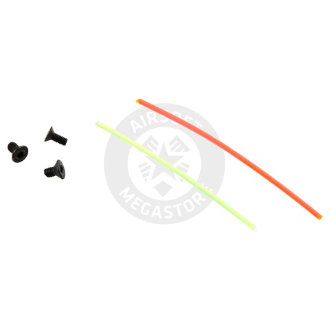 Atlas Custom Works Fiber Ghost Ring Sight Set - (Black)