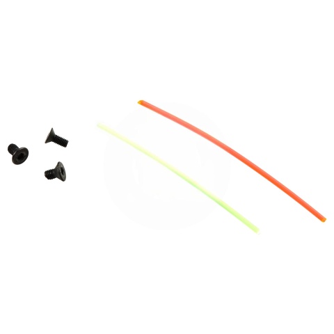Atlas Custom Works Fiber Ghost Ring Sight Set - (Black)