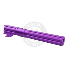 Atlas Custom Works 5.1 Inch Aluminum Straight Fluted Outer Barrel for TM Hicapa M11 CW GBBP (Purple)