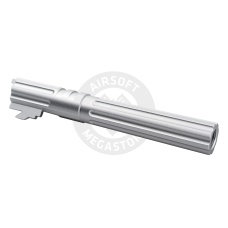 Atlas Custom Works 5.1 Inch Aluminum Straight Fluted Outer Barrel for TM Hicapa M11 CW GBBP (Silver)