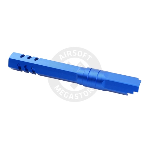 Atlas Custom Works 5.1 Inch Aluminum Hex Outer Barrel for TM Hicapa M11 CW GBBP (Blue)