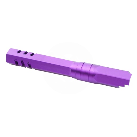 Atlas Custom Works 5.1 Inch Aluminum Hex Outer Barrel for TM Hicapa M11 CW GBBP (Purple)