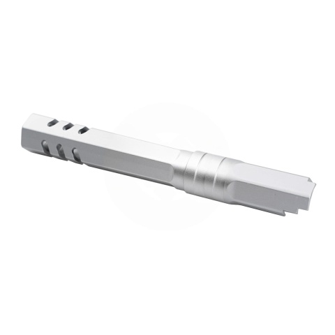 Atlas Custom Works 5.1 Inch Aluminum Hex Outer Barrel for TM Hicapa M11 CW GBBP (Silver)
