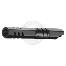 Atlas Custom Works 4.3 Inch Aluminum Straight Fluted Outer Barrel for TM Hicapa M11 CW GBBP (Black)
