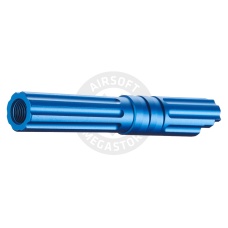 Atlas Custom Works 4.3 Inch Aluminum Straight Fluted Outer Barrel for TM Hicapa M11 CW GBBP (Blue)