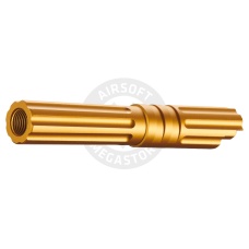 Atlas Custom Works 4.3 Inch Aluminum Straight Fluted Outer Barrel for TM Hicapa M11 CW GBBP (Gold)
