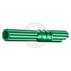 Atlas Custom Works 4.3 Inch Aluminum Straight Fluted Outer Barrel for TM Hicapa M11 CW GBBP (Green)