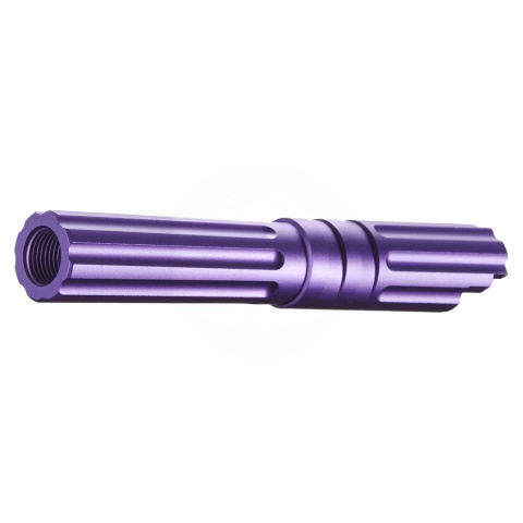 Atlas Custom Works 4.3 Inch Aluminum Straight Fluted Outer Barrel for TM Hicapa M11 CW GBBP (Purple)
