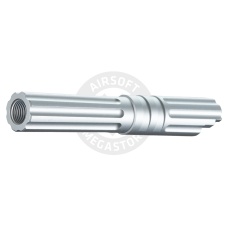 Atlas Custom Works 4.3 Inch Aluminum Straight Fluted Outer Barrel for TM Hicapa M11 CW GBBP (Silver)