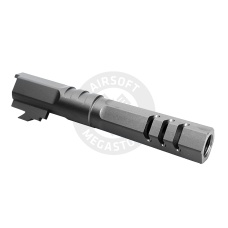 Atlas Custom Works 4.3 Inch Aluminum Hex Outer Barrel for TM Hicapa M11 CW GBBP (Black)