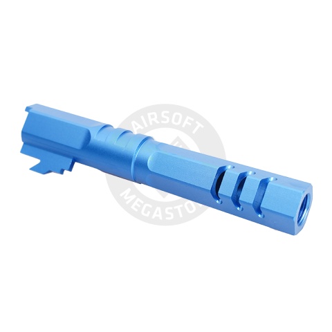 Atlas Custom Works 4.3 Inch Aluminum Hex Outer Barrel for TM Hicapa M11 CW GBBP (Blue)