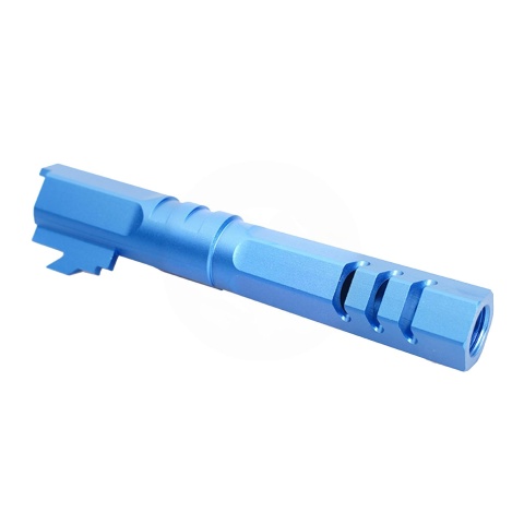 Atlas Custom Works 4.3 Inch Aluminum Hex Outer Barrel for TM Hicapa M11 CW GBBP (Blue)
