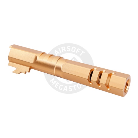 Atlas Custom Works 4.3 Inch Aluminum Hex Outer Barrel for TM Hicapa M11 CW GBBP (Gold)