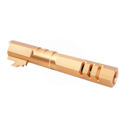Atlas Custom Works 4.3 Inch Aluminum Hex Outer Barrel for TM Hicapa M11 CW GBBP (Gold)