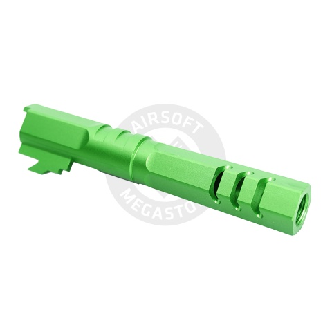 Atlas Custom Works 4.3 Inch Aluminum Hex Outer Barrel for TM Hicapa M11 CW GBBP (Green)