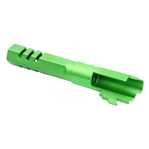 Atlas Custom Works 4.3 Inch Aluminum Hex Outer Barrel for TM Hicapa M11 CW GBBP (Green)