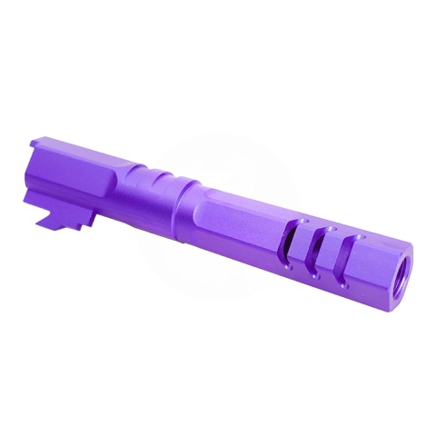 Atlas Custom Works 4.3 Inch Aluminum Hex Outer Barrel for TM Hicapa M11 CW GBBP (Purple)