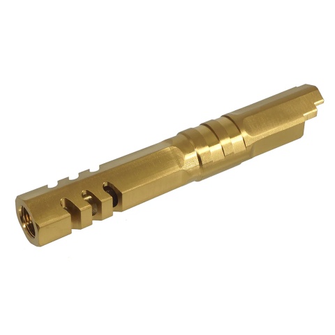 Atlas Custom Works Stainless Hexagon Outer Barrel for Tokyo Marui Hi-Capa 4.3 GBB Airsoft Pistols