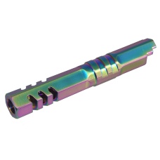 Atlas Custom Works Stainless Hexagon Outer Barrel for Tokyo Marui Hi-Capa 4.3 GBB Airsoft Pistols