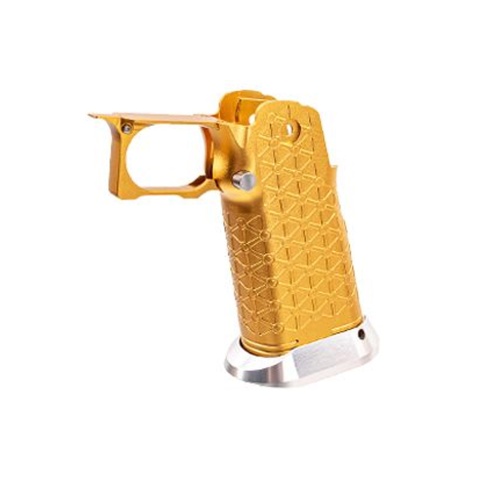 Atlas Custom Works CNC Aluminum Limcat Style Type 8 Grip For Marui TM Hi-Capa GBBP Series - (Gold)