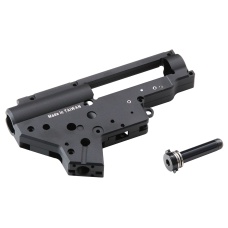 Atlas Custom Works V2 Airsoft CNC BILLET Gearbox Shell For M4/M16 AEG Platforms - (Black)