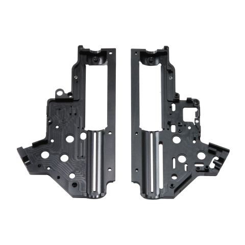 Atlas Custom Works V2 Airsoft CNC BILLET Gearbox Shell For M4/M16 AEG Platforms - (Black)
