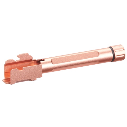 Atlas Custom Works Threaded Outer Barrel for G17 Airsoft Pistols - (Rose Gold)