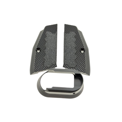 Atlas Custom Works Aluminum Short Grip Panels with Magwell for ASG CZ Shadow 2