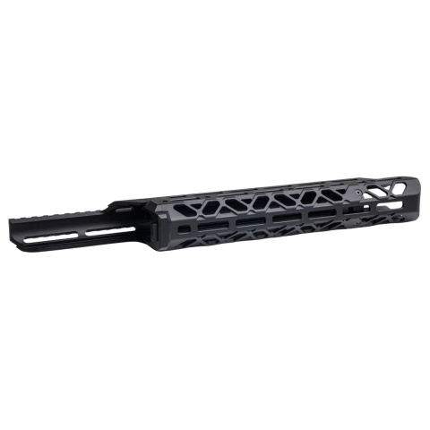Atlas Custom Works Long M-LOK Metal Handguard for Tokyo Marui Saiga-12K Gas Airsoft Shotgun - (Black)