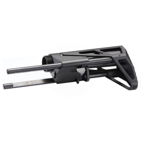 Atlas Custom Works MD-Style Retractable CQB Stock for Marui MWS M4 GBB Airsoft Rifles - (Black)