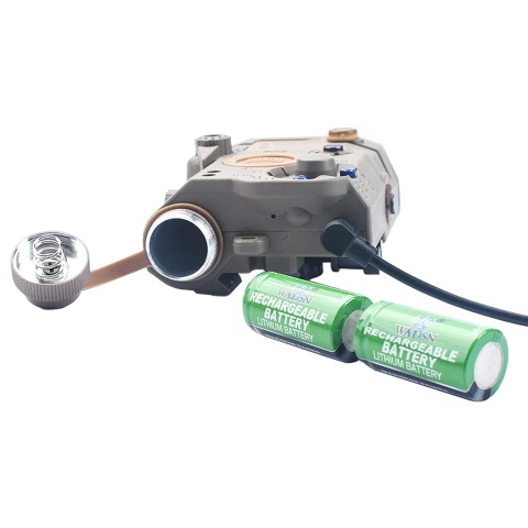 Atlas Custom Works PEQ15 LA5-C UHP Integrated Dual Color Laser w/ Flashlight