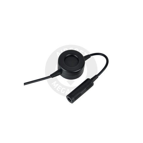 Atlas Custom Works TCI Tactical PTT Military Standard Version Kenwood Plug - (Black)