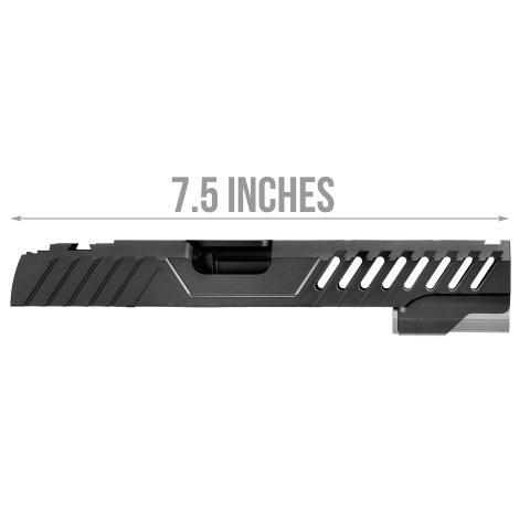 Airsoft Masterpiece EDGE RAZOR Slide for Hi-CAPA/1911 Pistol (Black)